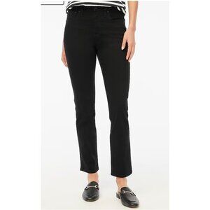 J.Crew $118 Essential straight jean in all-day stretch Black Size 29 BT022